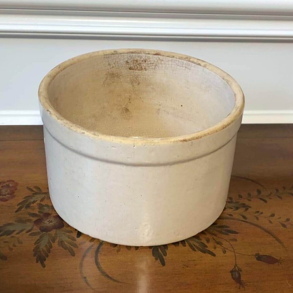 Antique stoneware crock - Pittsburg Pottery Diamond Brand 1 gallon - Picture 2 of 13